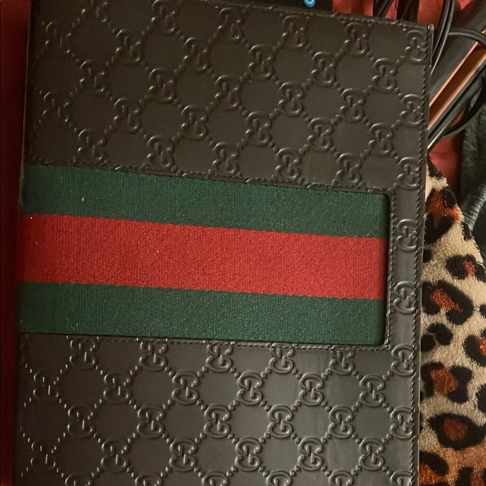 Gucci Black and Red Wallet